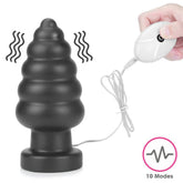 King Sized 7 Inch Vibrating Anal Cracker Butt Plug Butt Plugs